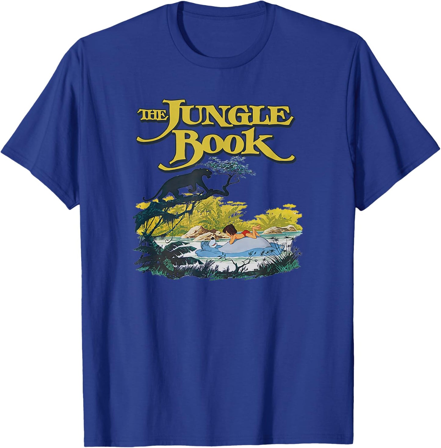 Disney The Jungle Book Classic Group Poster T-Shirt - T-Shirt | Royal