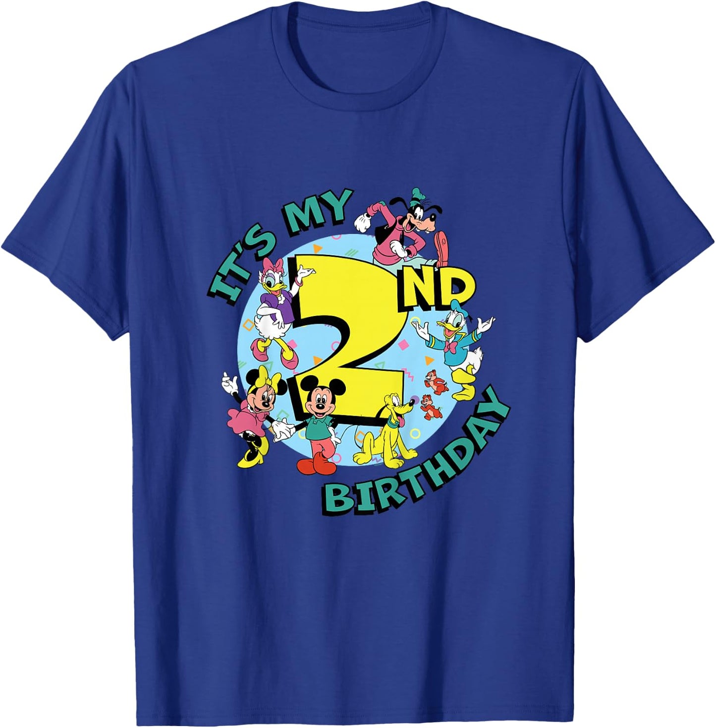 Disney Mickey and Friends It’s My Second 2nd Birthday T-Shirt - T-Shirt | Royal