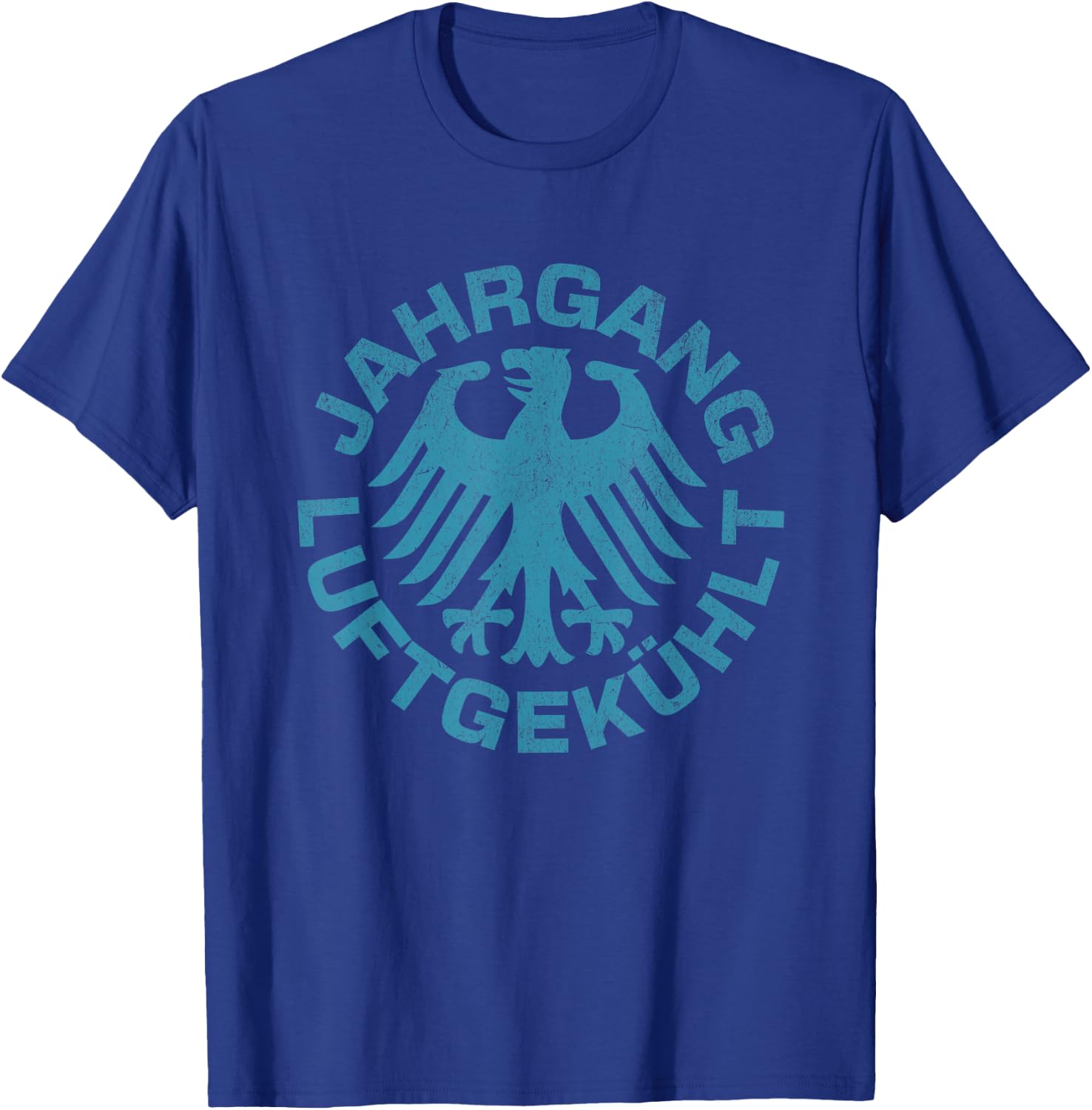 Classic Car Racing "Vintage Air-Cooled" German Luftgekuhlt T-Shirt - T-Shirt | Royal