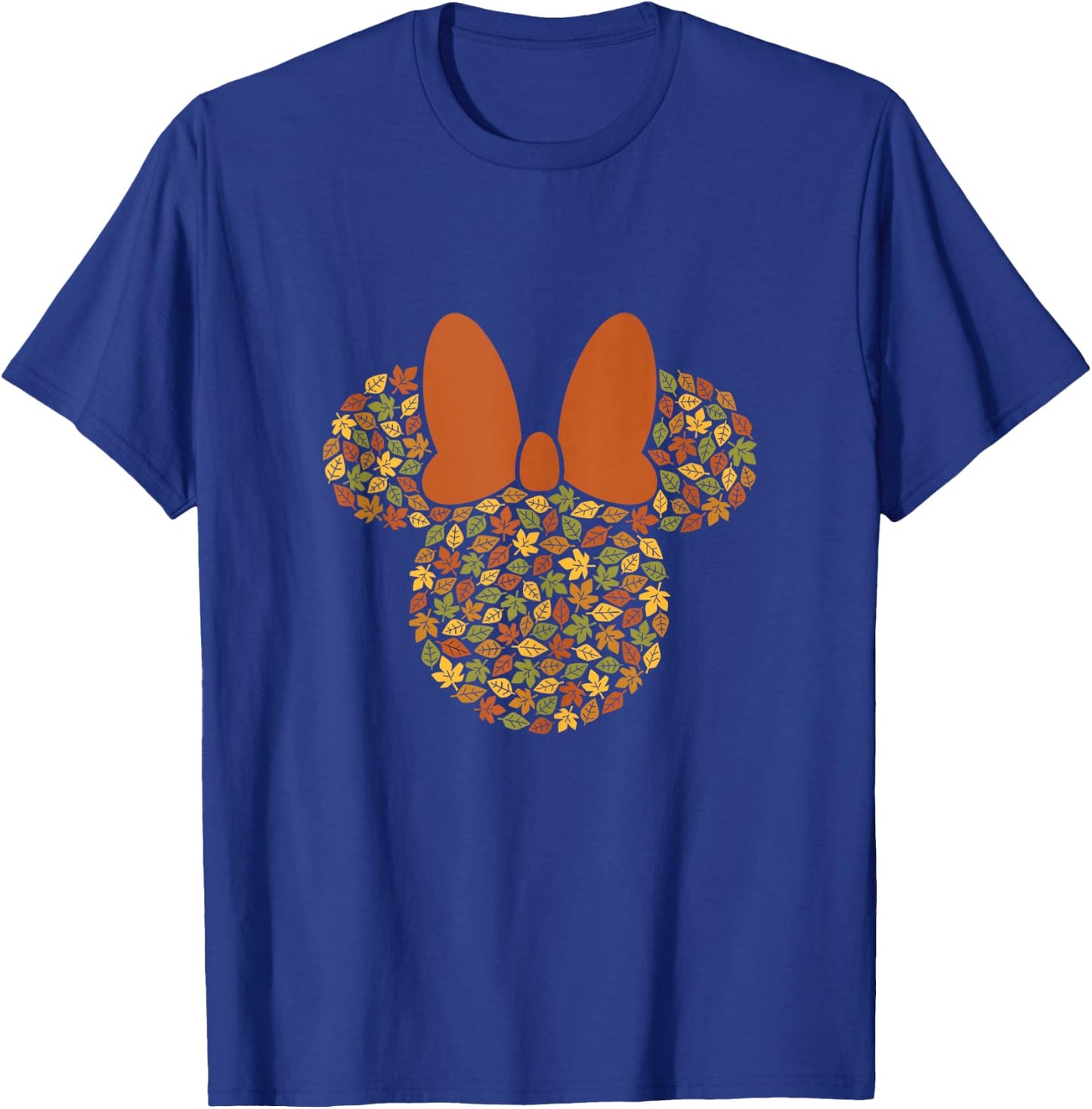 Disney Minnie Mouse Icon Autumn Fall Leaves T-Shirt - T-Shirt | Royal
