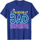 Karaoke Singer 80s Retro Vintage I'm Good At Bad Singing T-Shirt - T-Shirt | Royal
