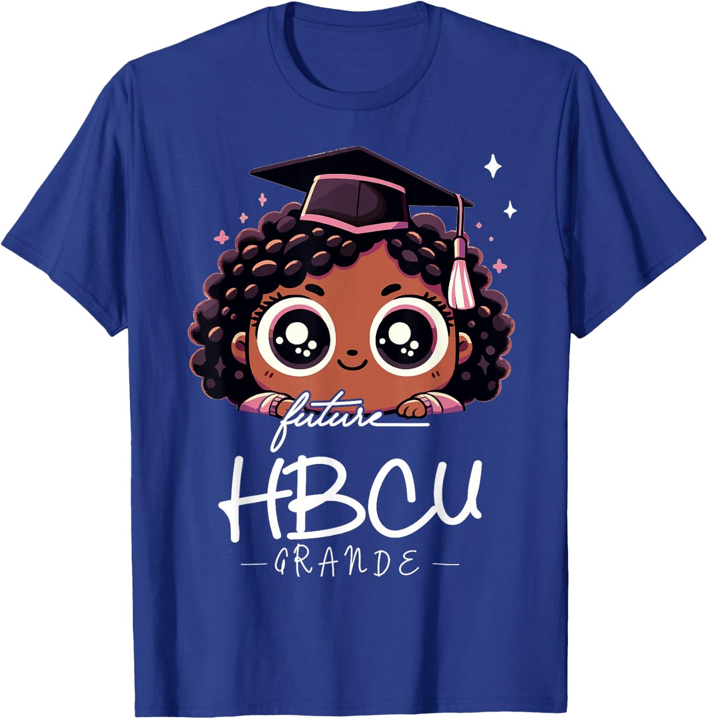 Future HBCU Grad Black Girl Kids Graduation HBCU T-Shirt - T-Shirt | Royal