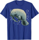 Manatee Design Women Boys Girl Sea Cow Lover Manatee T-Shirt - T-Shirt | Royal