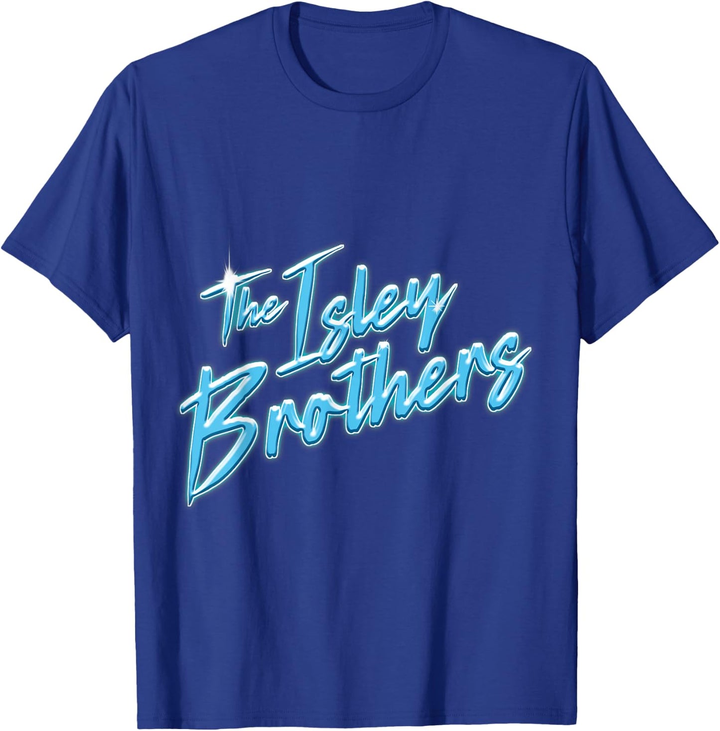 Isley Brothers - Retro Script T-Shirt - T-Shirt | Royal
