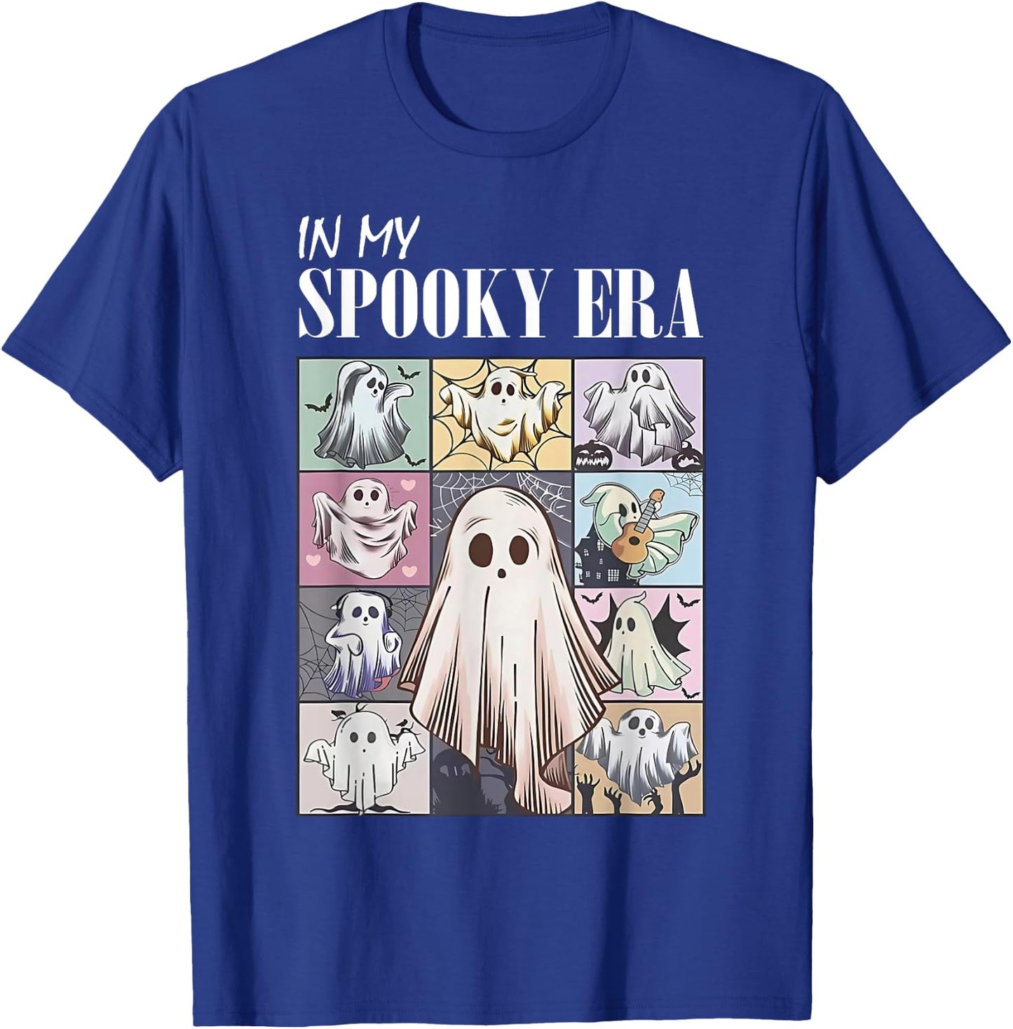 In My Spooky Era Spooky Season Funny Ghost Halloween T-Shirt - T-Shirt | Royal