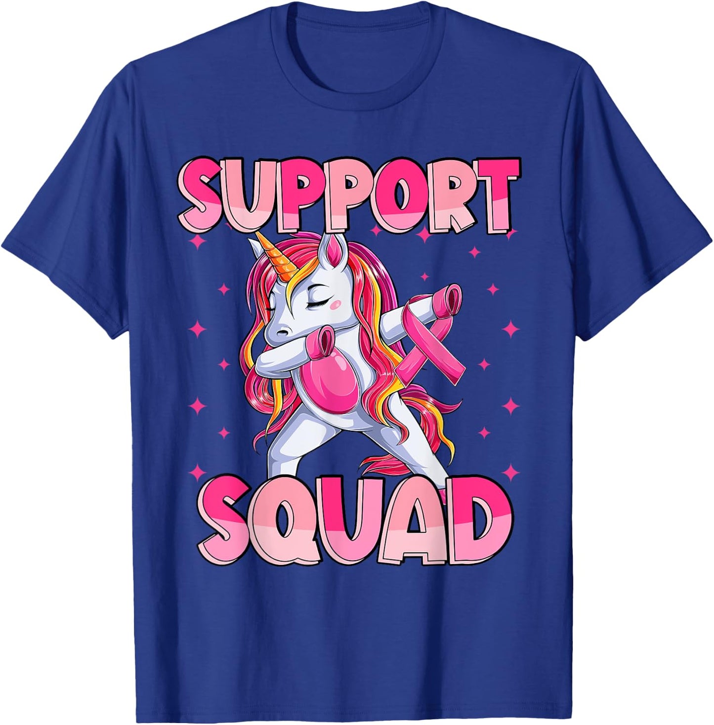 Breast Cancer Girls Youths Toddlers, In October We Wear Pink T-Shirt - T-Shirt | Royal