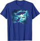 Alien Cat Playing With Ufo T-Shirt - T-Shirt | Royal