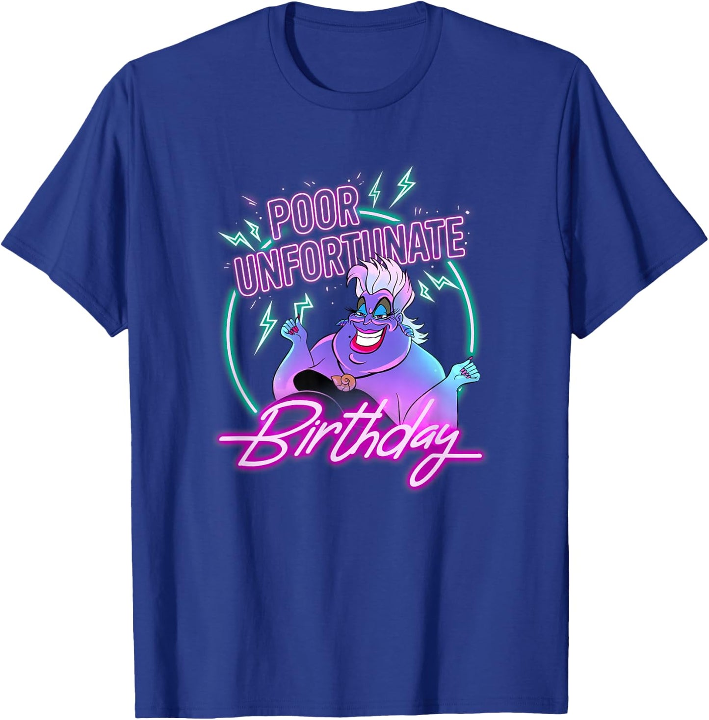 Disney Villains Ursula Poor Unfortunate Birthday T-Shirt - T-Shirt | Royal
