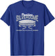 Pontiac MI Silverdome Retro Football Vintage Stadium Detroit T-Shirt - T-Shirt | Royal