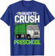 Back To School First Day Of Preschool Garbage Truck Boys T-Shirt - T-Shirt | Royal