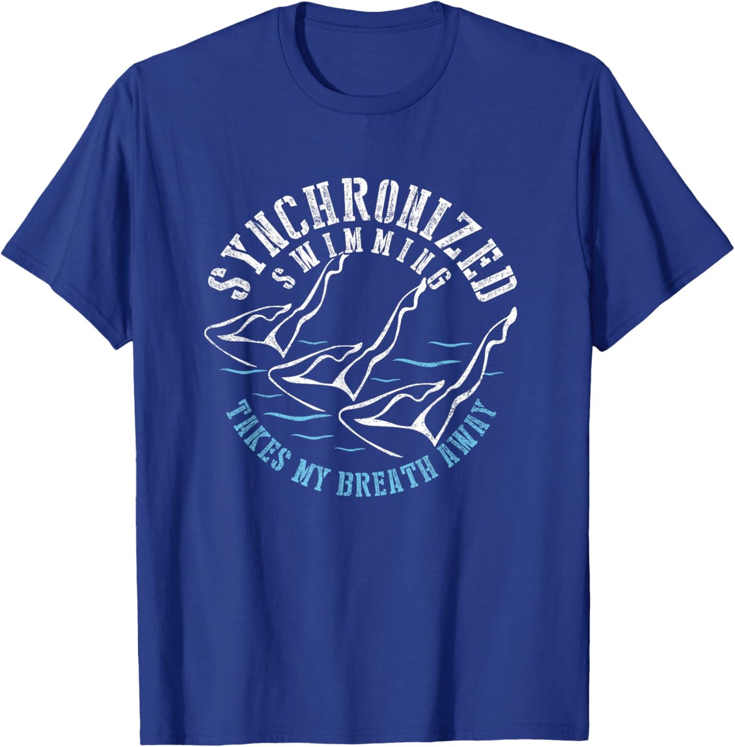 Synchronized Swimming Shirt Funny Swimmer Gift T-Shirt - T-Shirt | Royal