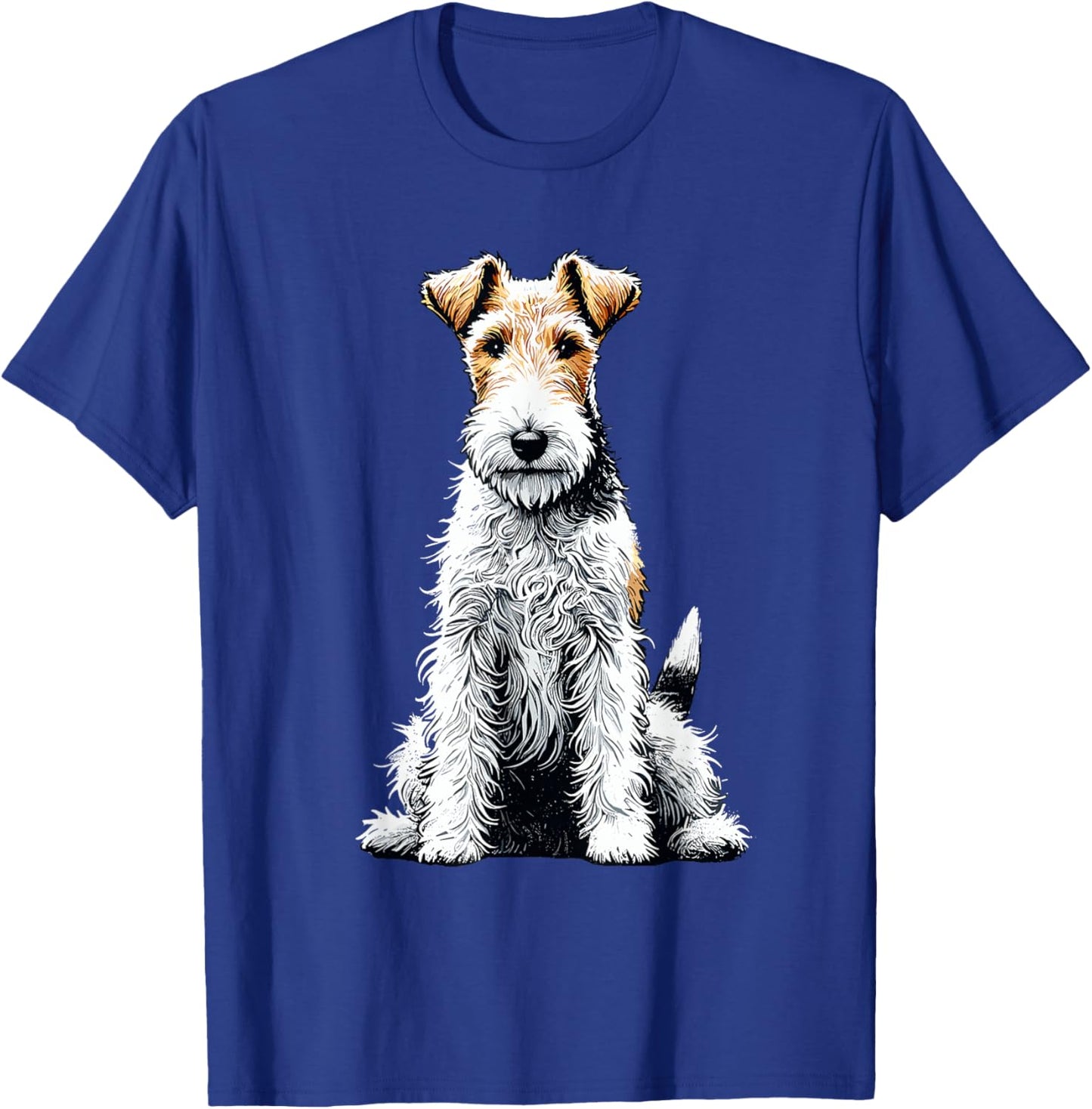 Wire Fox Terrier T-Shirt - T-Shirt | Royal