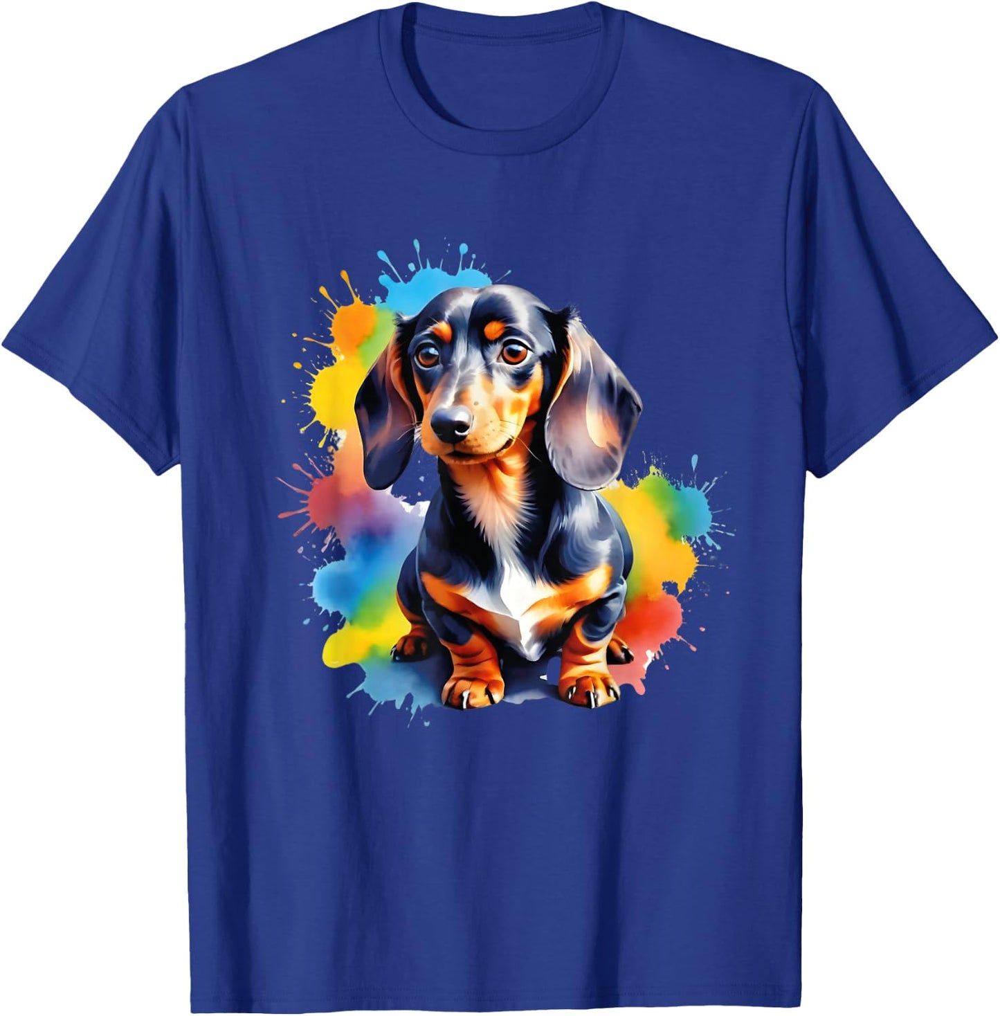 Colorful Wiener & Dachshund T-Shirt - T-Shirt | Royal