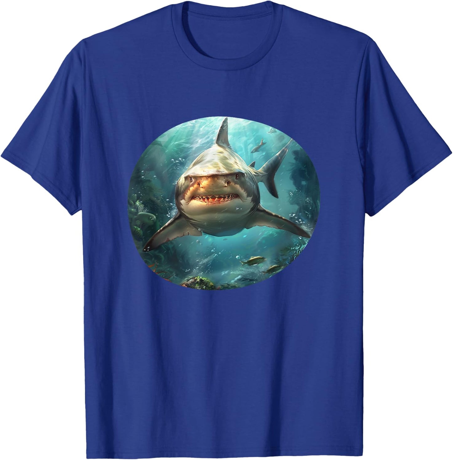 Bull Shark Underwater Sea Wildlife Lover T-Shirt - T-Shirt | Royal