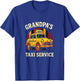 Grandpa's Taxi Service - Funny Cab Driver Quote T-Shirt - T-Shirt | Royal