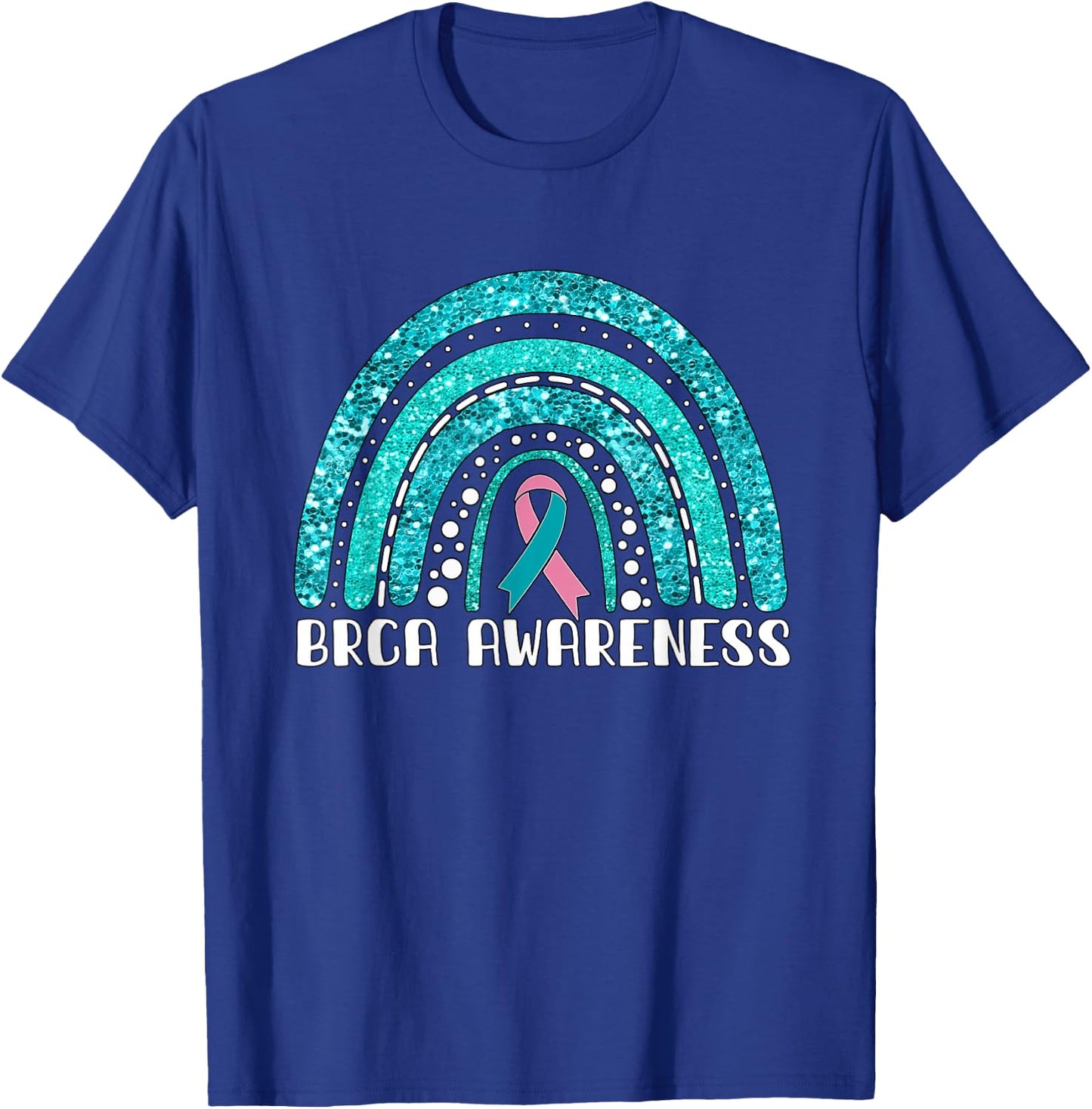 Rainbow Warrior BRCA Awareness T-Shirt - T-Shirt | Royal