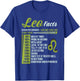 Leo Facts Traits Horoscope Zodiac Astrological Sign Funny , Small, Black T-Shirt - T-Shirt | Royal
