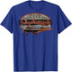 172 Skyhawk Vintage Retro Airplane Flying Pilot | BACK PRINT T-Shirt - T-Shirt | Royal