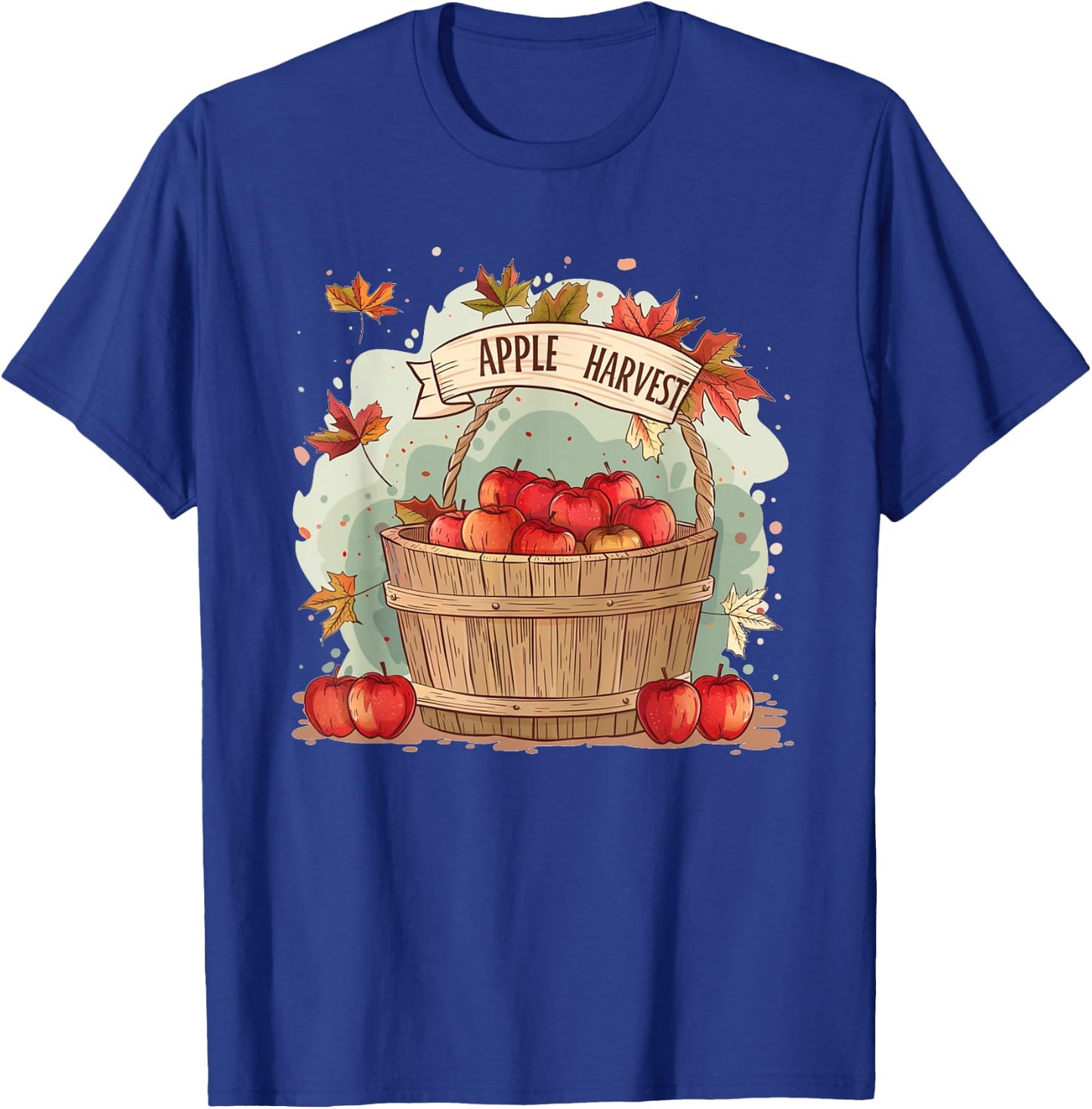 Funny Apple Box Costume for Apples Harvest Season T-Shirt - T-Shirt | Royal