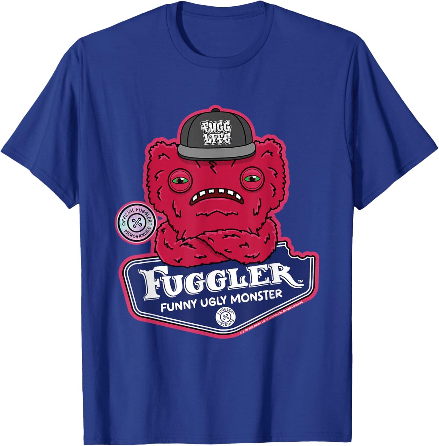 Fuggler Fugg Life Wide Eyed Weirdo -Adults T-Shirt - T-Shirt | Royal