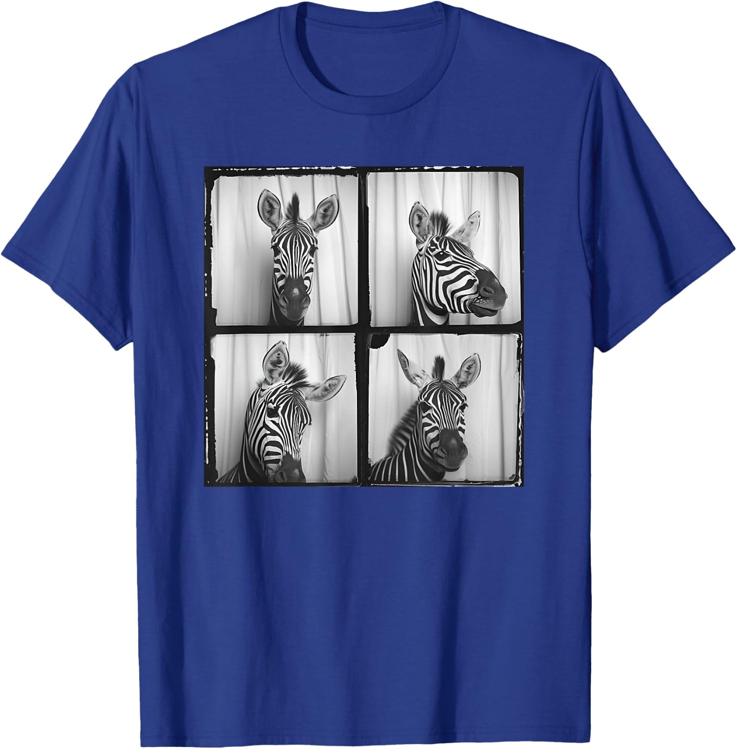 Cute Zebra Face Zookeeper Safari Zoo Animal Lover T-Shirt - T-Shirt | Royal
