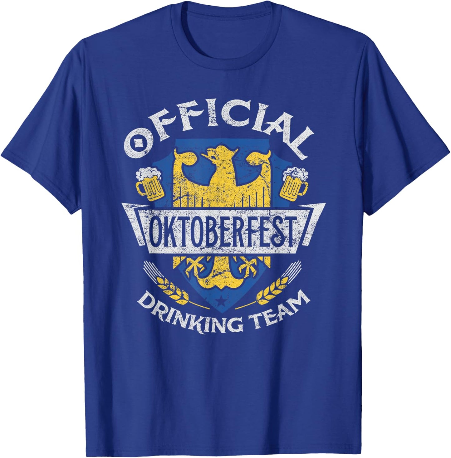 Oktoberfest Official Drinking Team Shirt German Beer Men T-Shirt - T-Shirt | Royal