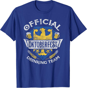 Oktoberfest Official Drinking Team Shirt German Beer Men T-Shirt - T-Shirt | Royal