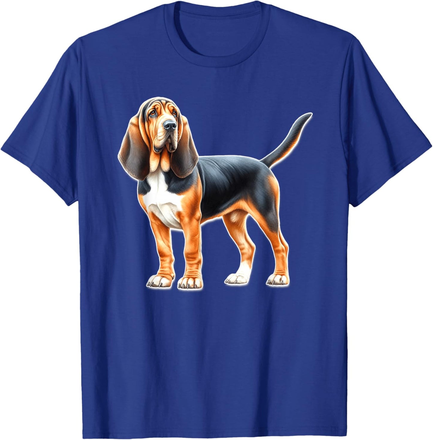 Bloodhound Dog T-Shirt - T-Shirt | Royal