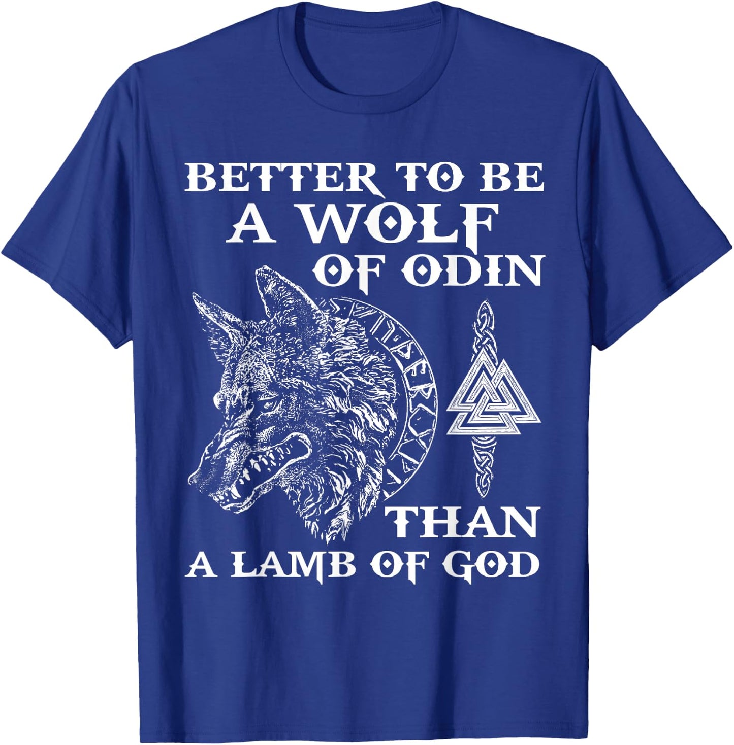 VIKINGS RISE - WOLF OF ODIN - NORSE MYTHOLOGY Gift . T-Shirt - T-Shirt | Royal