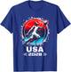 USA Team 2028 Basketball Shirt 2028 Basketball Apparel 2028 T-Shirt - T-Shirt | Royal