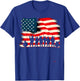 Memorial Day We Will Never Forget Remember The Fallen Flag T-Shirt - T-Shirt | Royal