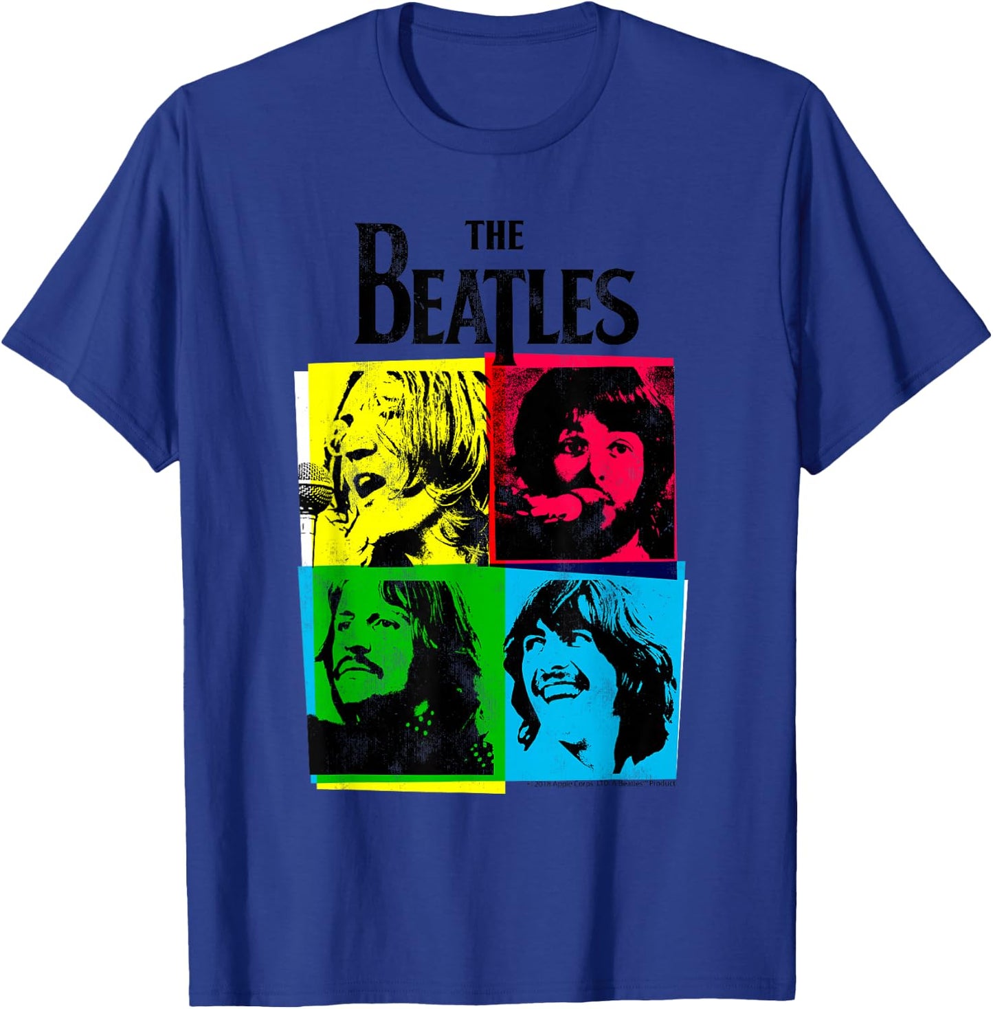 The Beatles - CMYK Beatles T-Shirt - T-Shirt | Royal