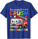 Ready To Crush Kindergarten Fire Truck Back To School Kids T-Shirt - T-Shirt | Royal