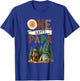 One Happy Papa Camper First Birthday Camping Bear Father T-Shirt - T-Shirt | Royal