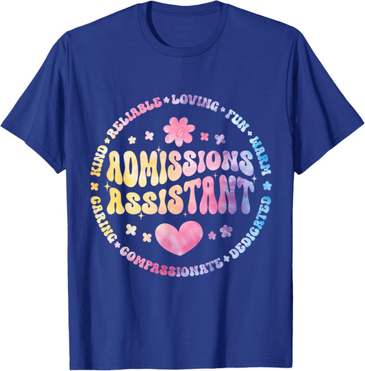 Admissions Assistant Squad Life Teacher Appreciation T-Shirt - T-Shirt | Royal