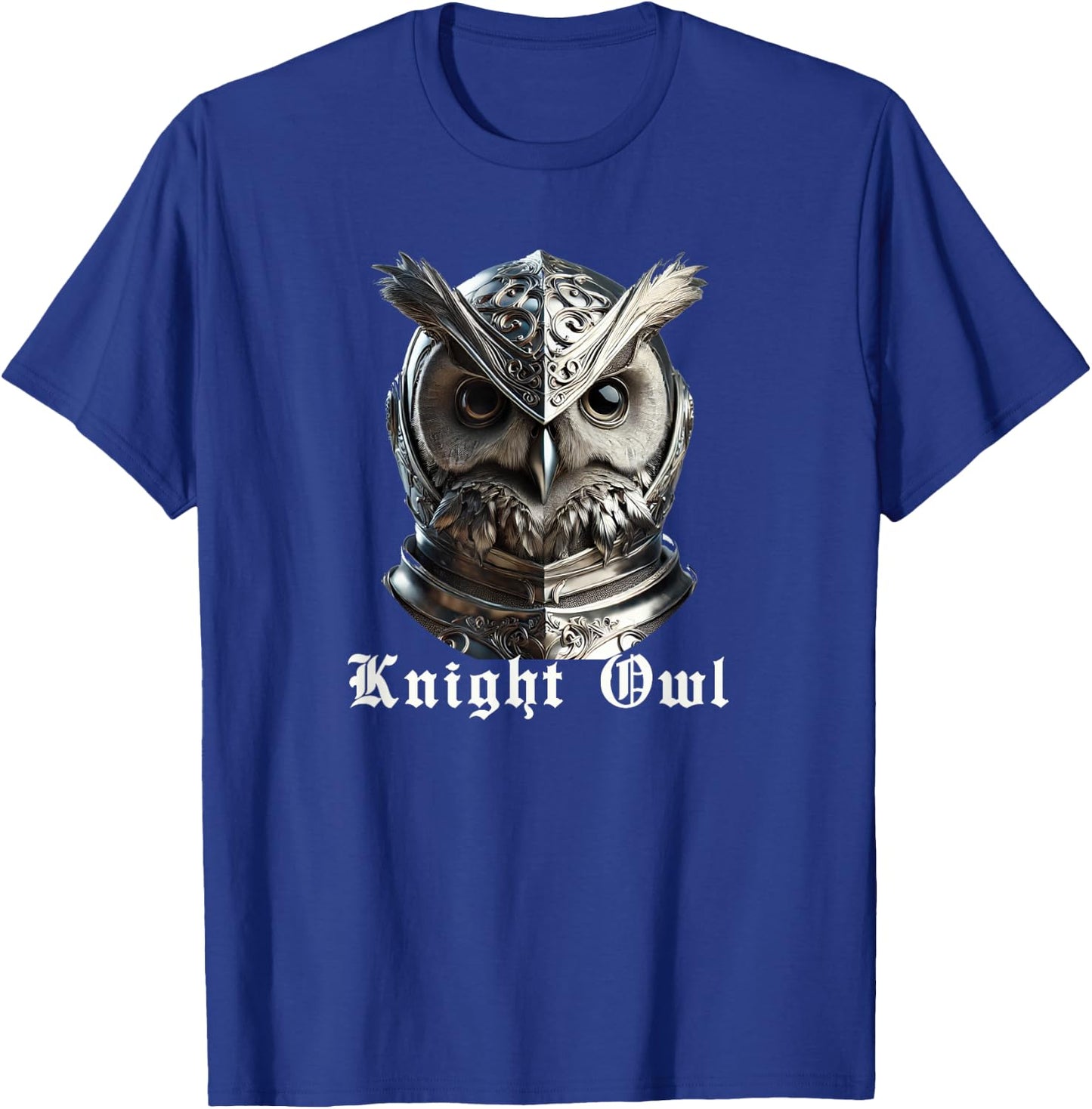 Funny Pun Knight Night Owl Nocturnal Adults Women T-Shirt - T-Shirt | Royal