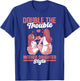 Double The Trouble Mother-Daughter Style Mother Daughter Mom T-Shirt - T-Shirt | Royal