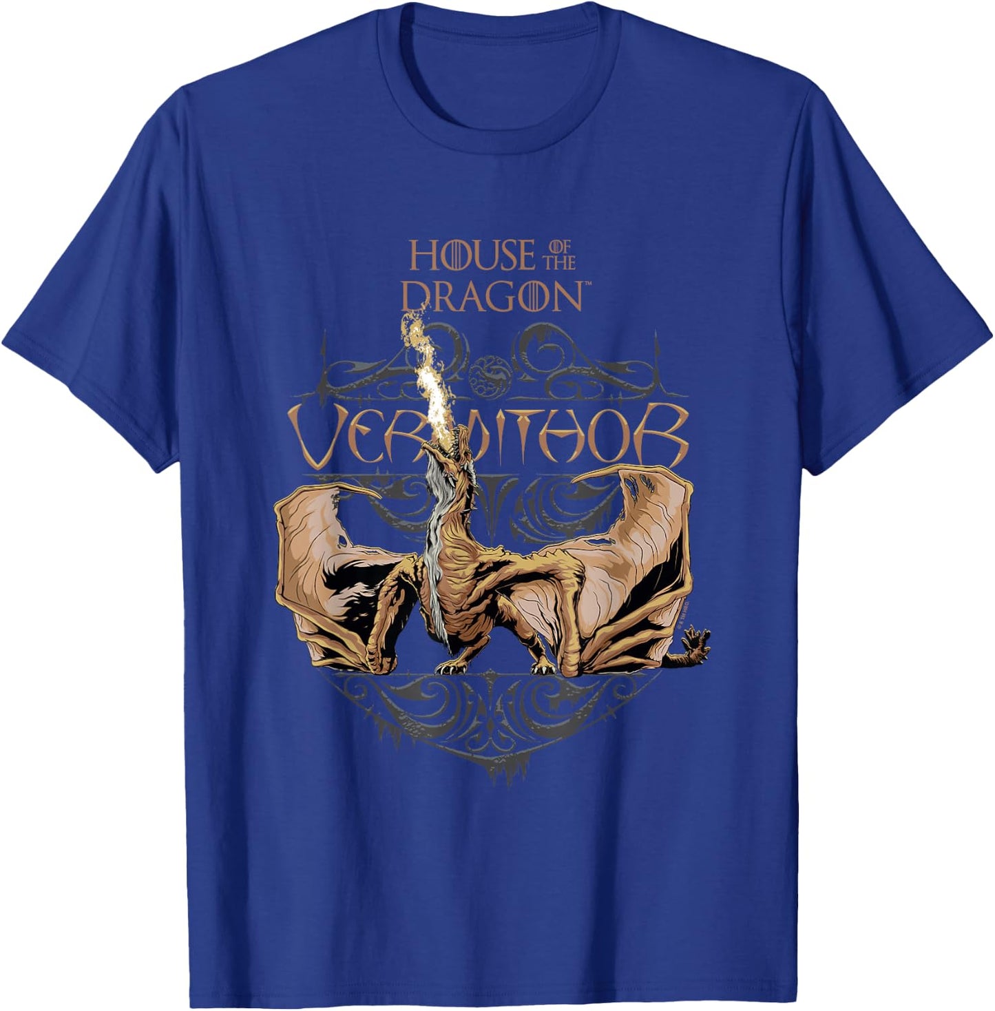 House of the Dragon Iconic Majestic Vermithor Chest Poster T-Shirt - T-Shirt | Royal
