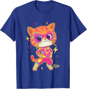 Disney SuperKitties: Su-Purr Charged Ginny Heroic Poster T-Shirt - T-Shirt | Royal