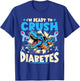 Diabetic Kids Toddler Diabetes Awareness T1D Warrior T-Shirt - T-Shirt | Royal