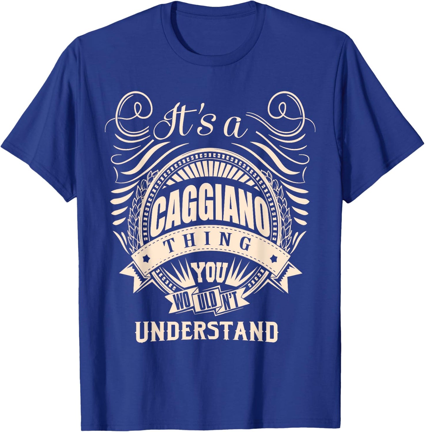 It is a CAGGIANO Thing T-Shirt - T-Shirt | Royal