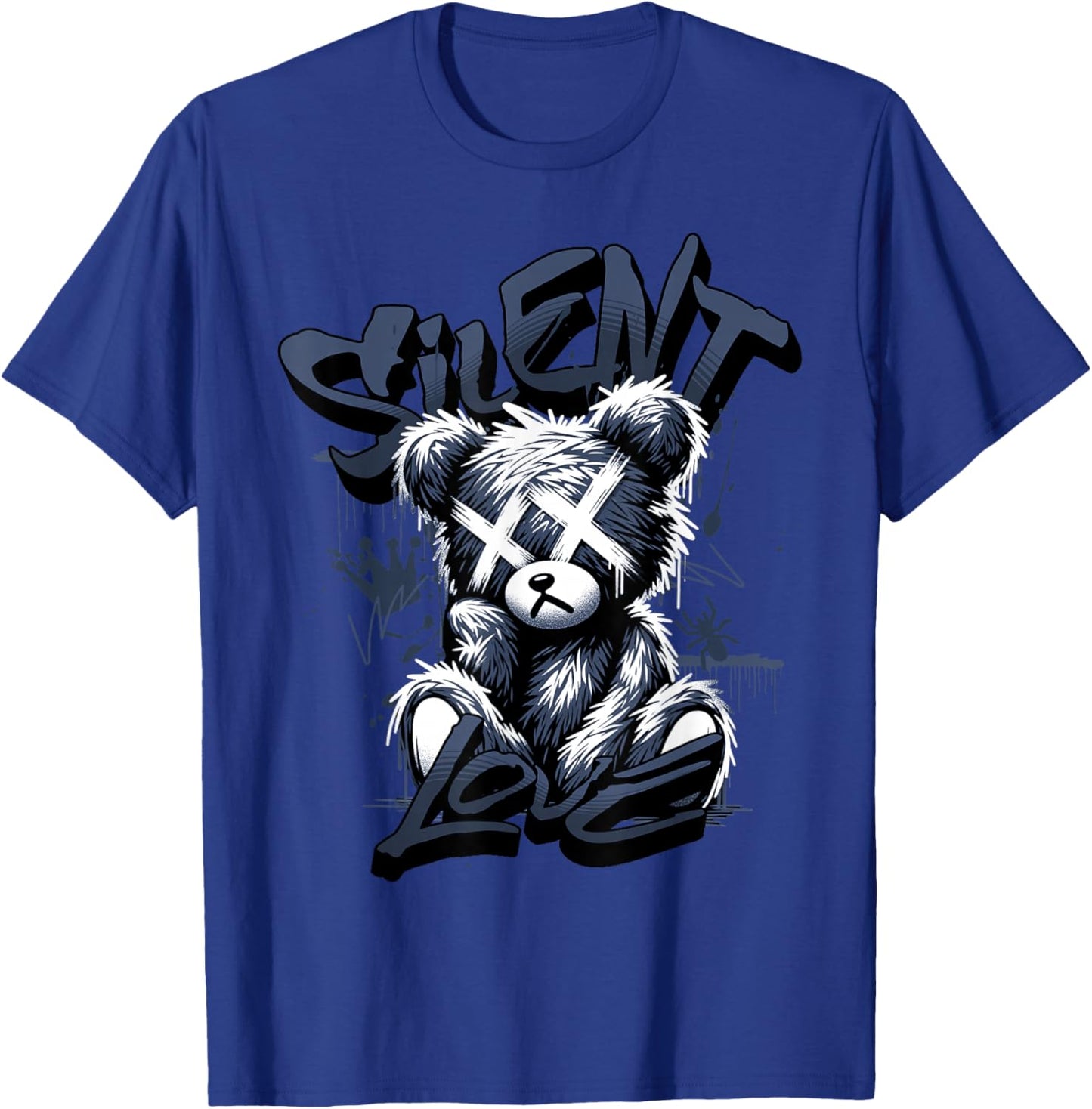 Silent Love Low Diffused Blue 11s Matching Women T-Shirt - T-Shirt | Royal