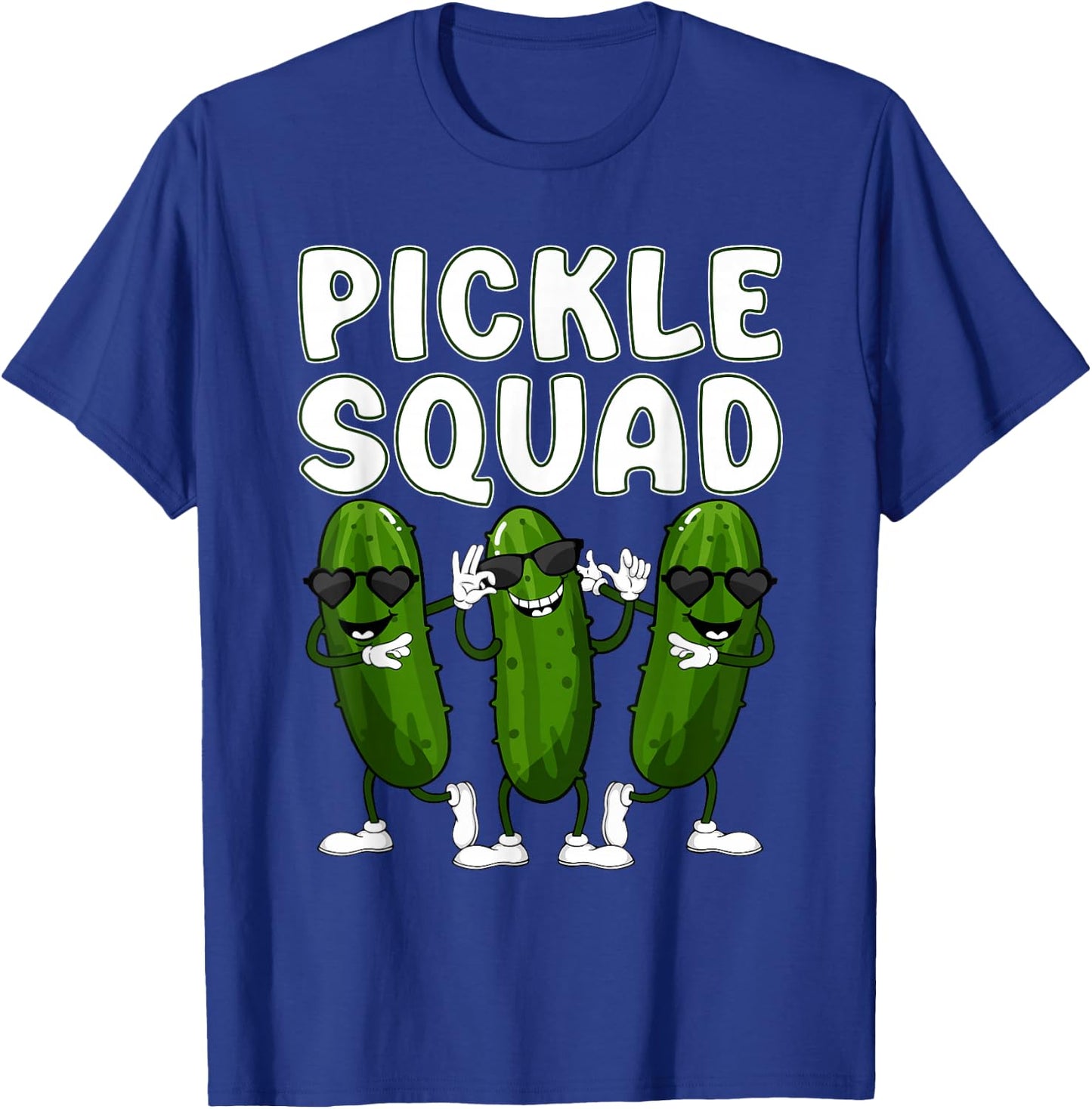 Pickle Squad Cucumber Pickle Lover T-Shirt - T-Shirt | Royal