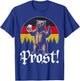 Funny Oktoberfest Cheers Bear Retro Vintage Drinking Costume T-Shirt - T-Shirt | Royal