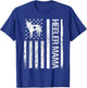Heeler Mama American USA Flag Funny Cattle Dog Owner Dog Mom T-Shirt - T-Shirt | Royal