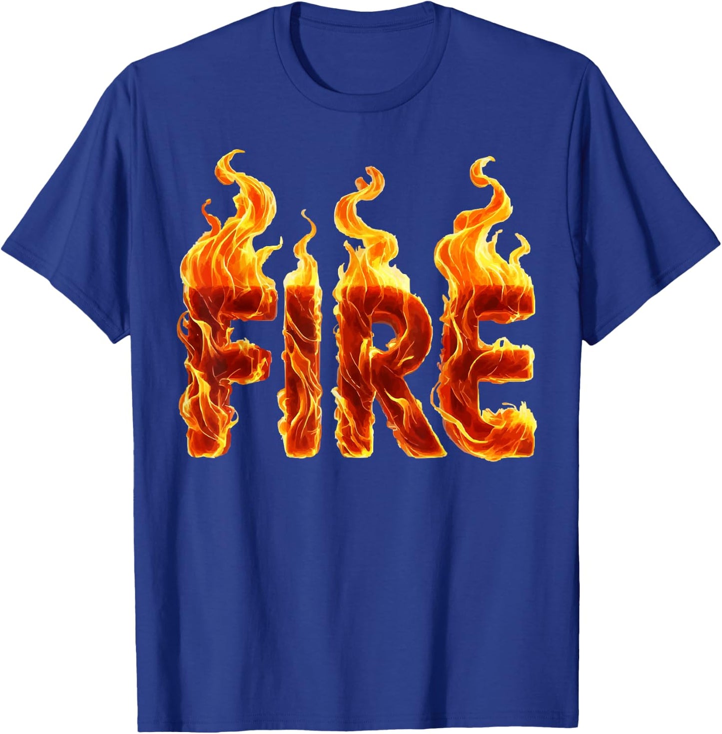 Couple Matching FIRE and ICE Halloween Party Lazy Costume T-Shirt - T-Shirt | Royal