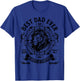 Best Dad Ever Lion Present Father's Day Best Father Birthday T-Shirt - T-Shirt | Royal