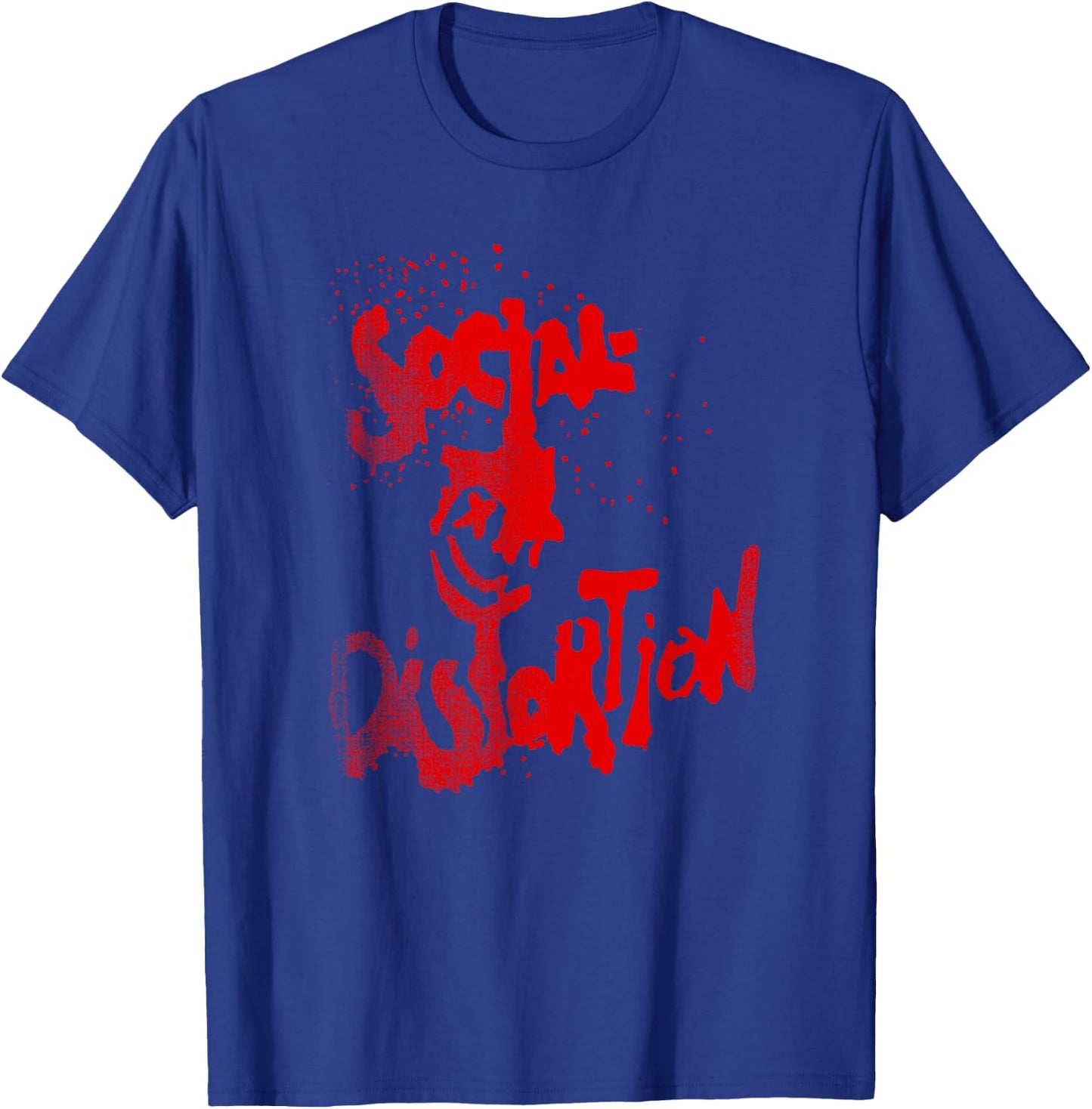 Official Social Distortion Red Splatter Smiley T-Shirt - T-Shirt | Royal