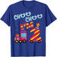 Choo Choo I'm 2nd Birthday Two 2 Year Old Train Kids Toddler T-Shirt - T-Shirt | Royal