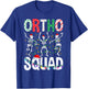Ortho Squad Christmas Skeleton Orthopedic Nurse Life Xmas T-Shirt - T-Shirt | Royal